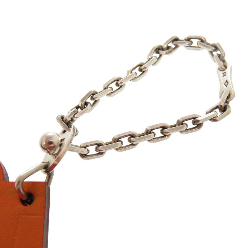 HERMES key ring Votadelakt, Silver925 Orange Kelly doll
