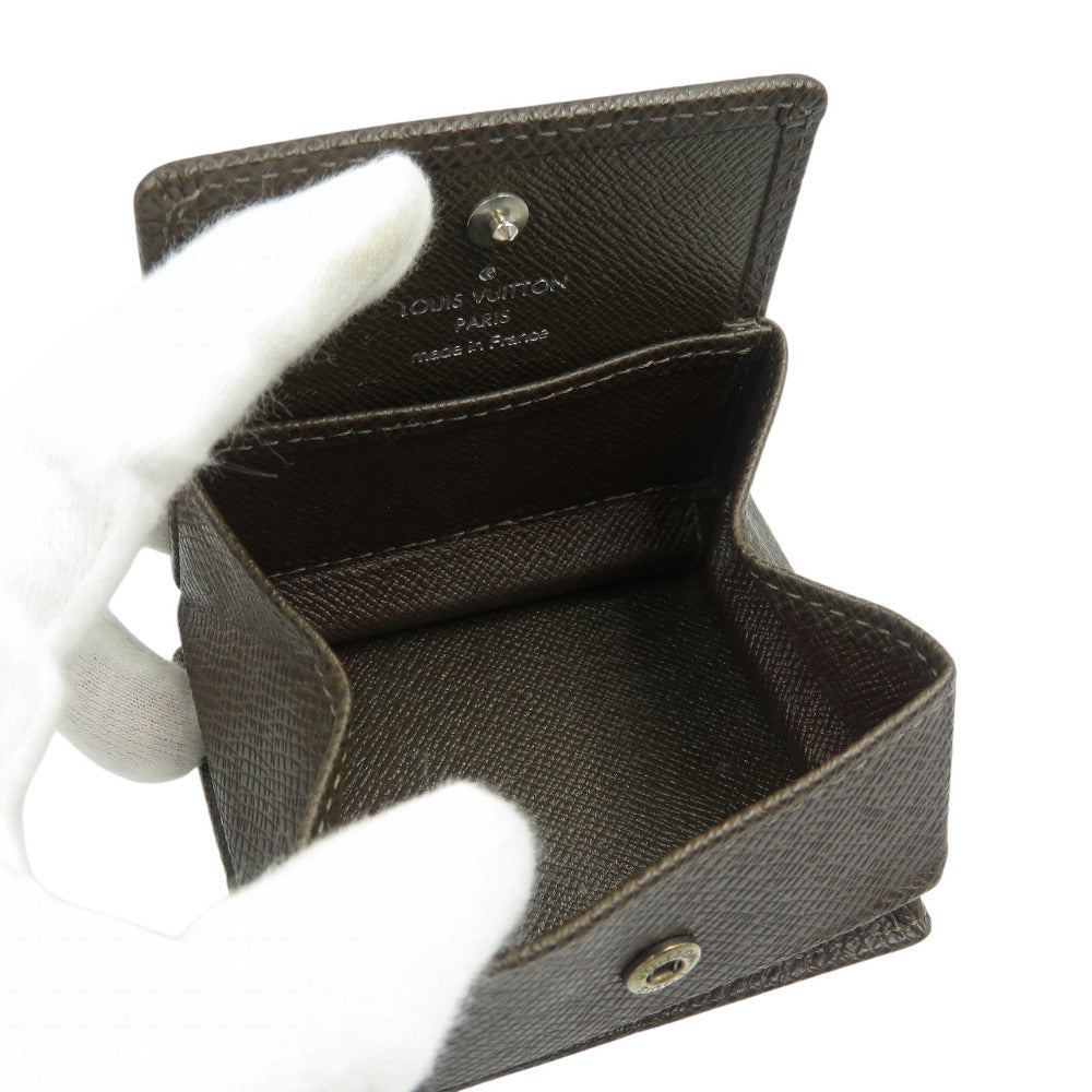 LOUIS VUITTON Coin case M30388 Taiga Grizzly Porto Monnet Bowat