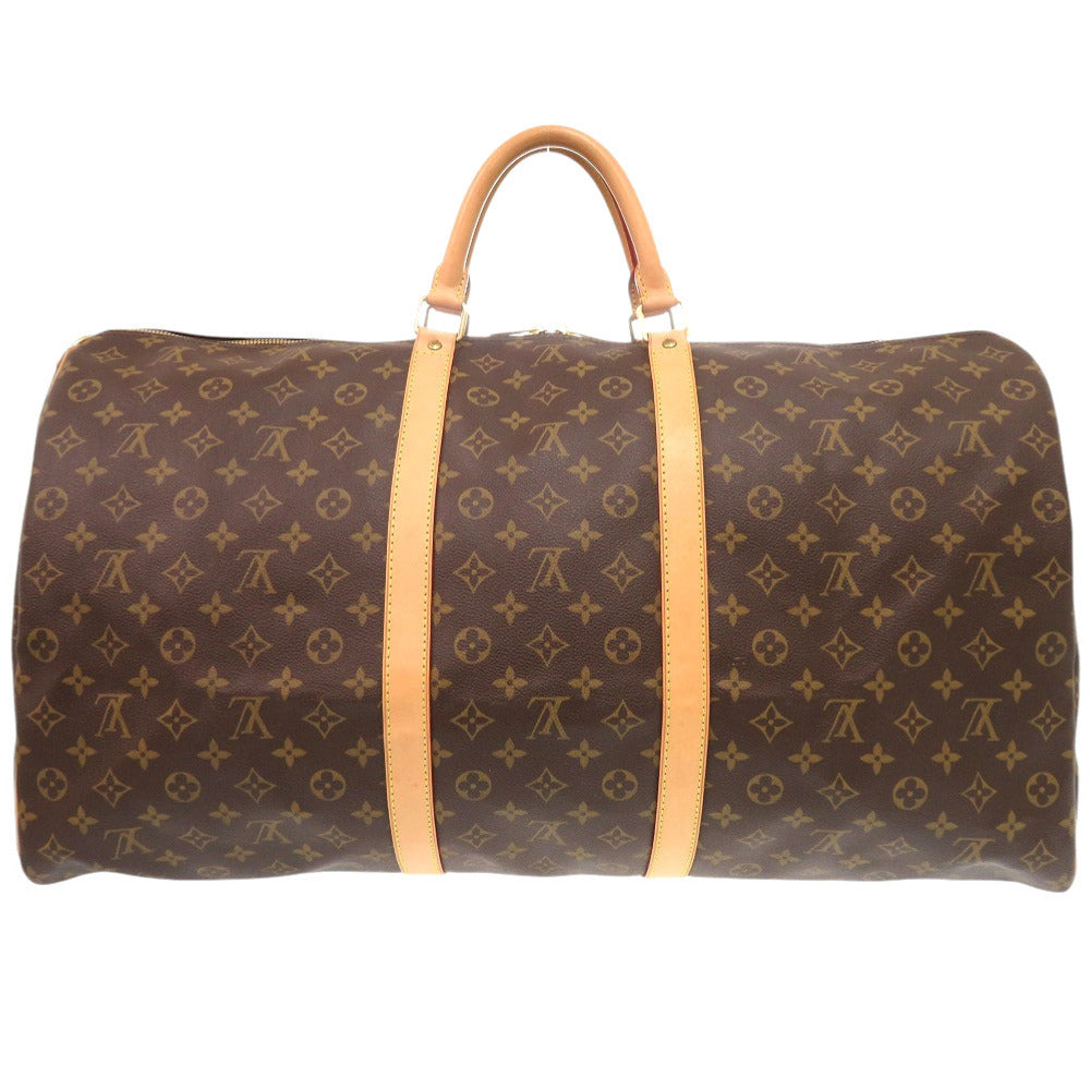 LOUIS VUITTON Boston Duffel bag M41412 Monogram canvas Brown Monogram Keepall bandouliere60