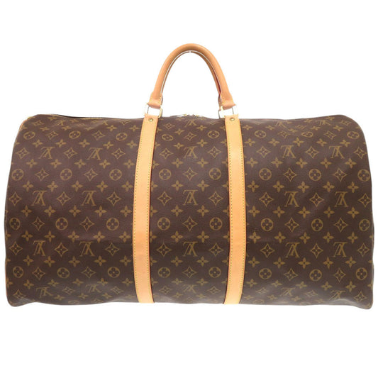 LOUIS VUITTON Boston Duffel bag M41412 Monogram canvas Brown Monogram Keepall bandouliere60
