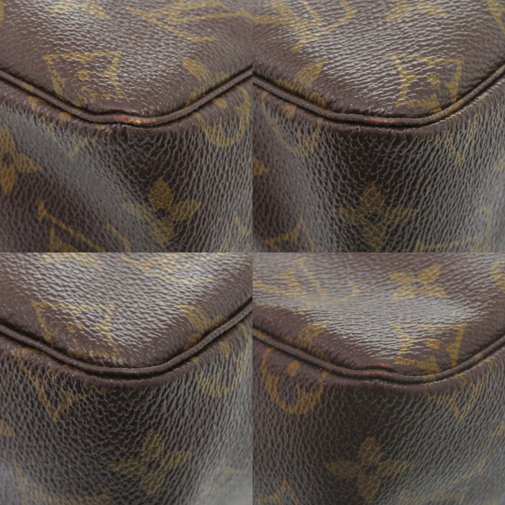 LOUIS VUITTON business bag M47522 Monogram canvas Brown Monogram Truth Cracking Ty 28 mens Used