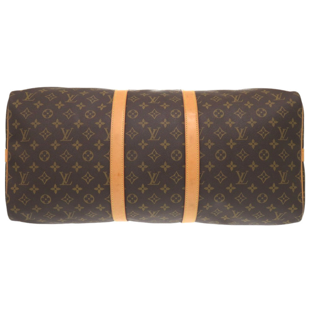 LOUIS VUITTON Boston Duffel bag M41414 Monogram canvas Brown Monogram Keepall bandouliere55