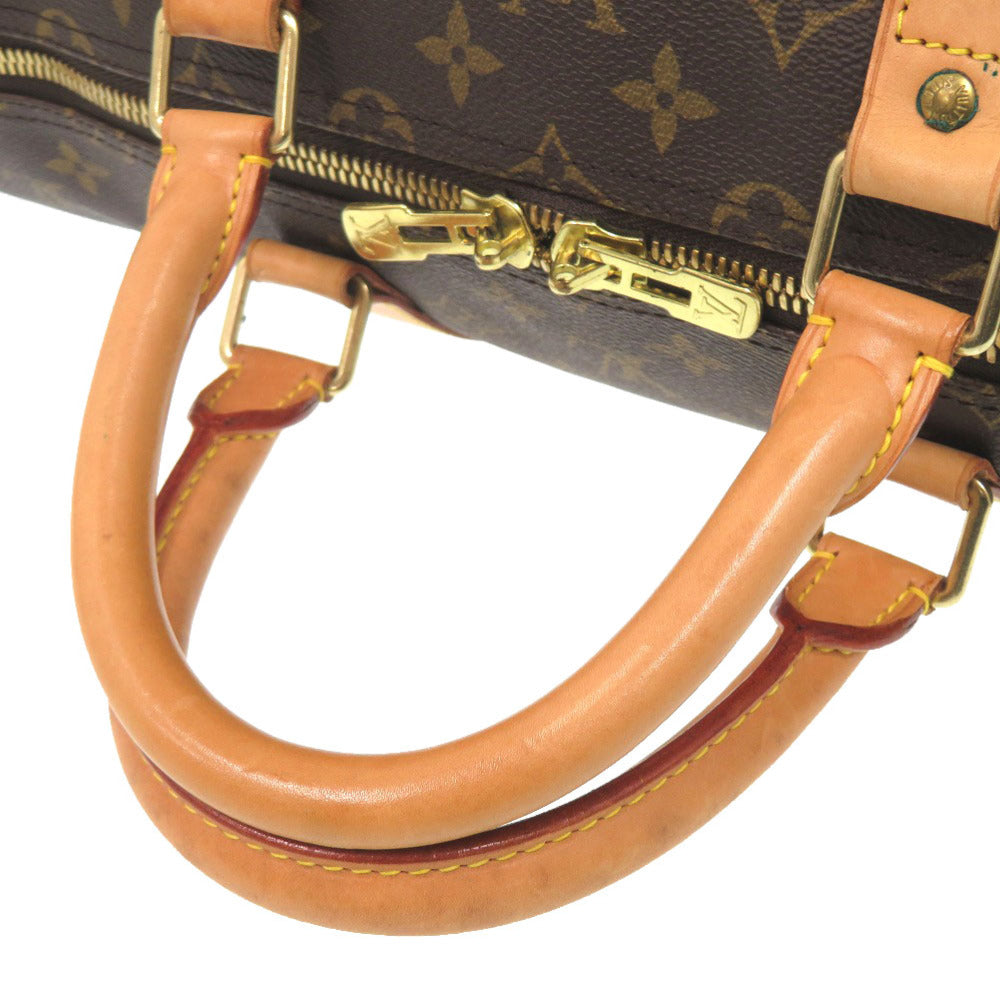 LOUIS VUITTON Boston Duffel bag M41414 Monogram canvas Brown Monogram Keepall bandouliere55
