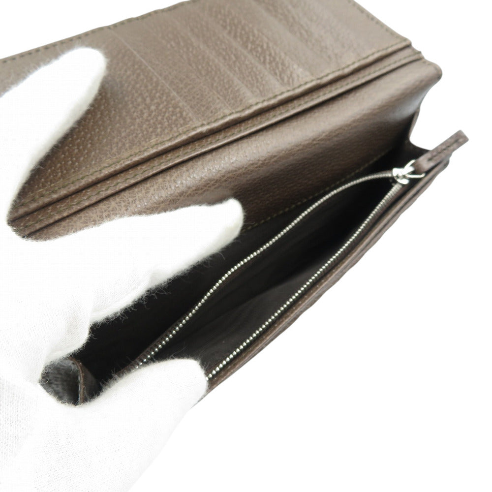 GUCCI Long Wallet Purse 427011 GG Supreme, Leather beige Gucci Tian