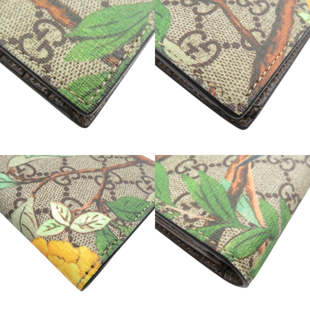 GUCCI Long Wallet Purse 427011 GG Supreme, Leather beige Gucci Tian