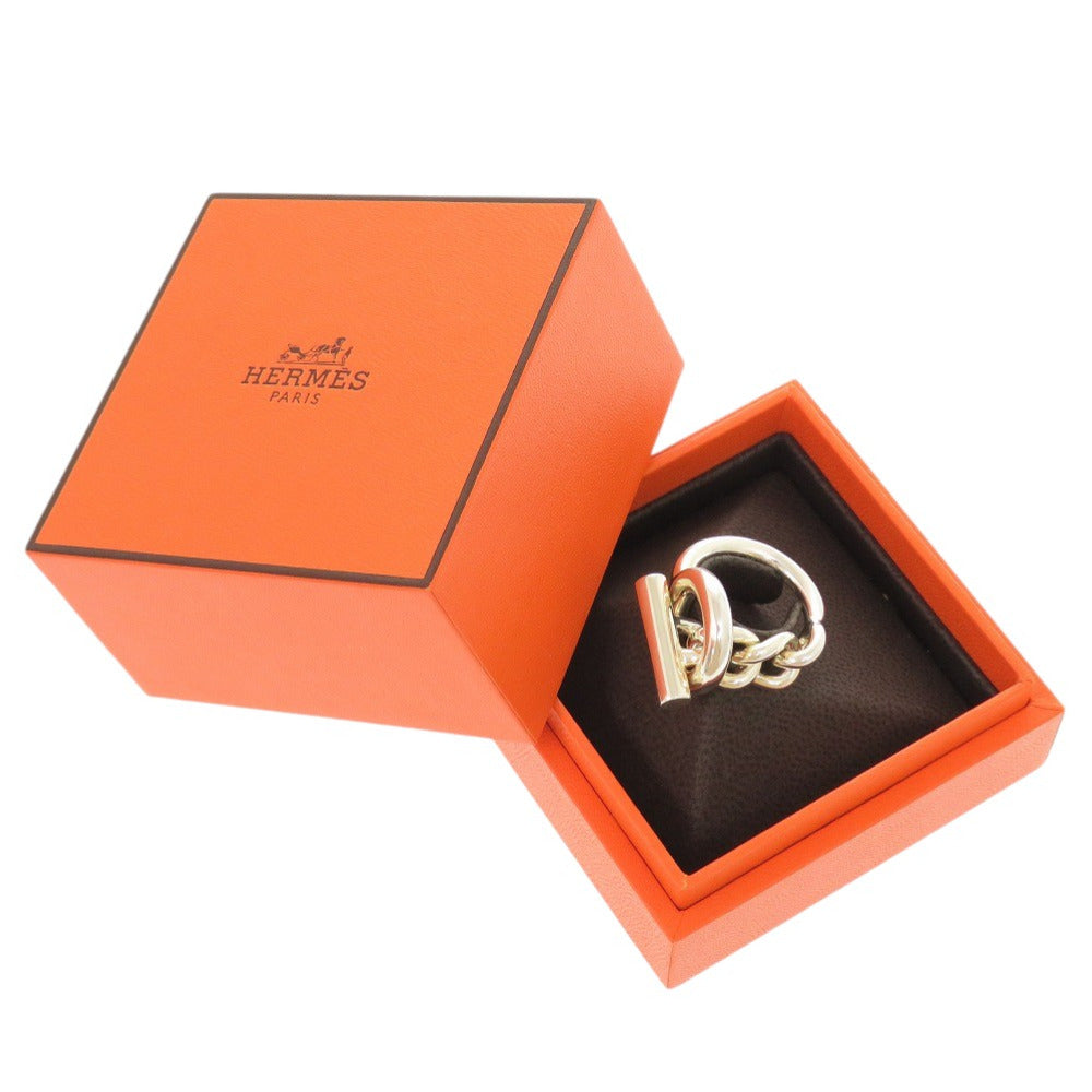 HERMES Ring Silver925 Silver Croisette Women 51 Used