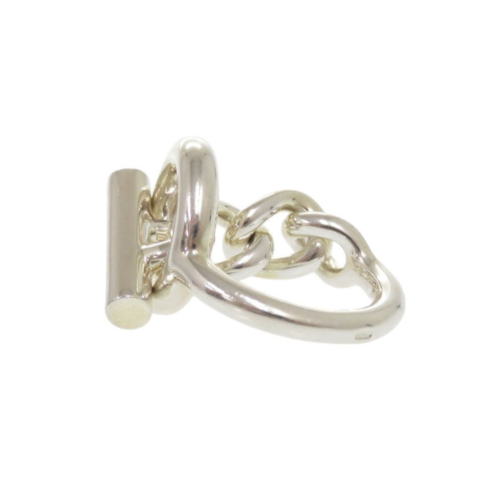 HERMES Ring Silver925 Silver Croisette Women 51 Used
