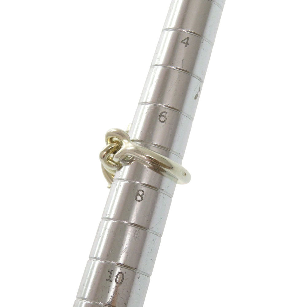 HERMES Ring Silver925 Silver Croisette Women 51 Used