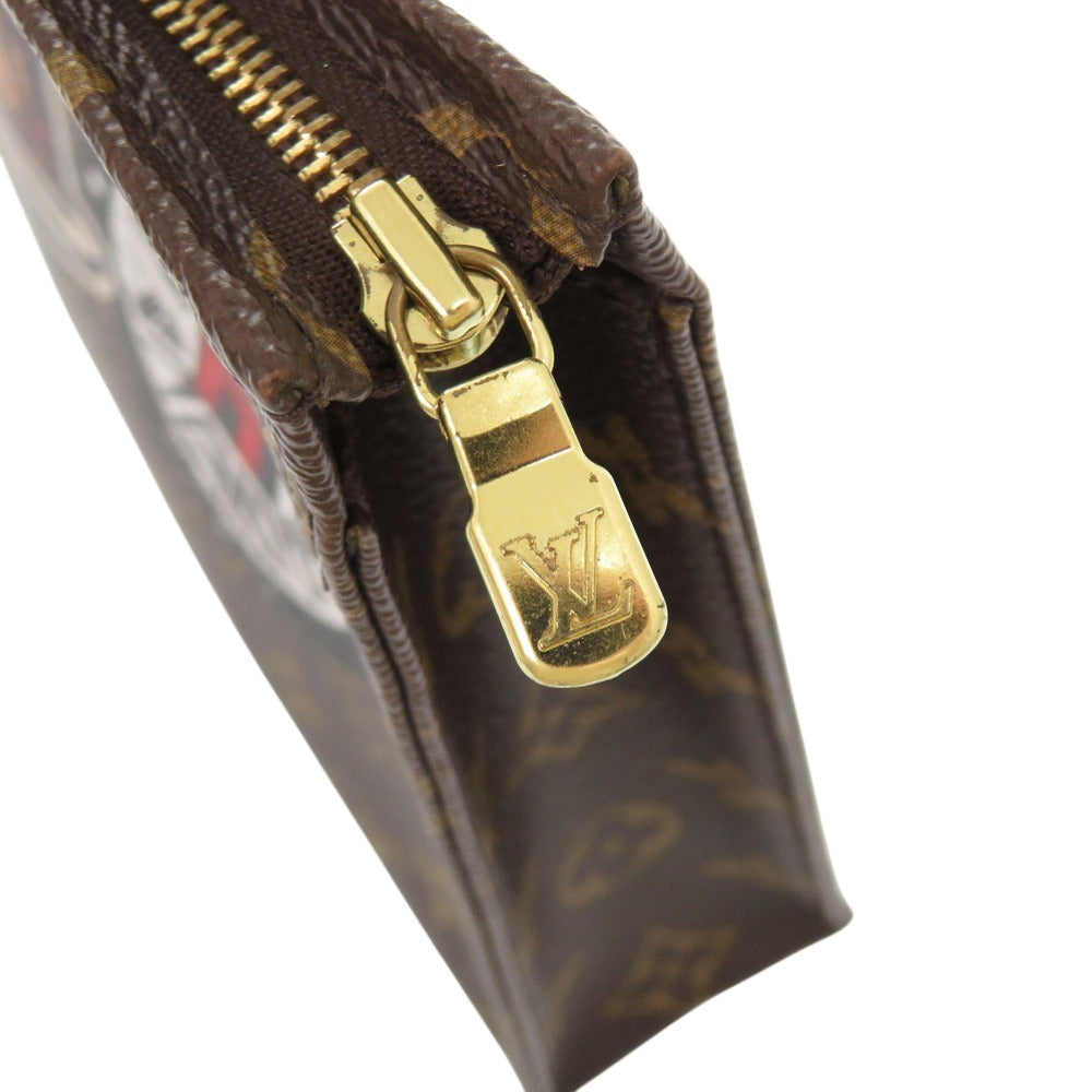 LOUIS VUITTON Clutch bag M41438 Monogram canvas Brown World Tour Monogram posh toilette unisex(Unisex) Used