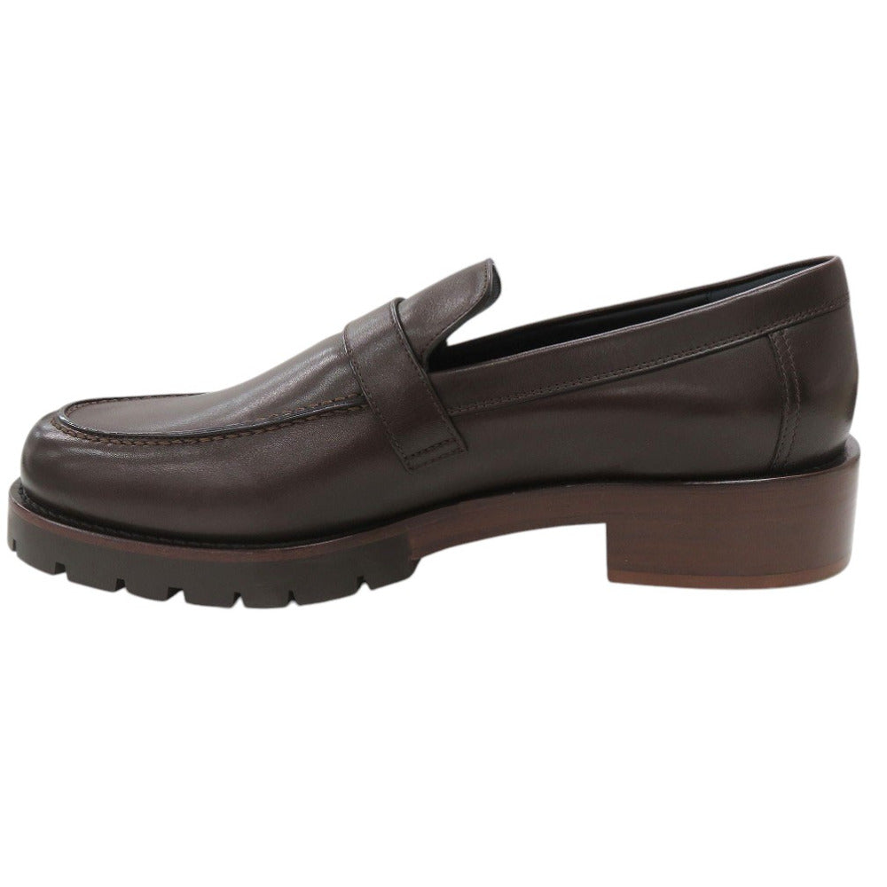HERMES Leather shoes leather Dark brown 42.5