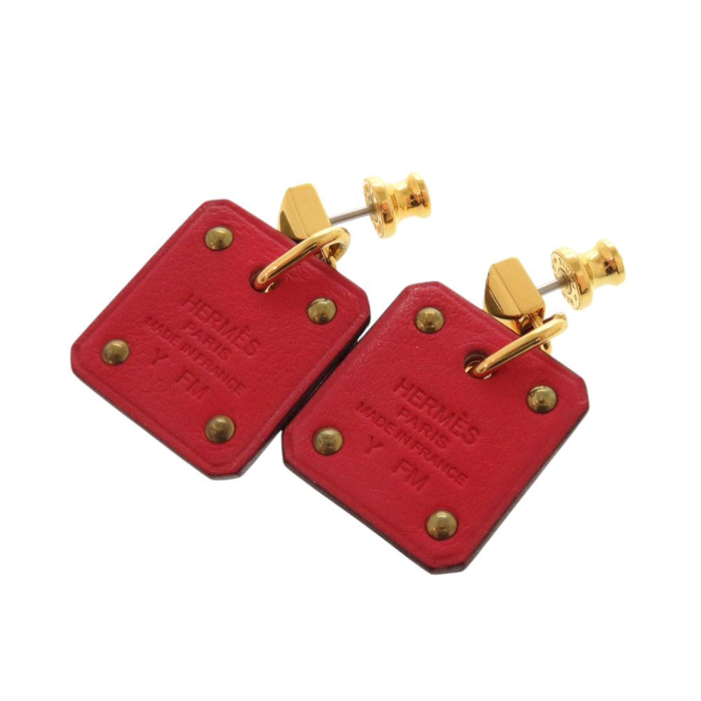 HERMES Pierce Vaux Swift, Metal gold Us Do Cool