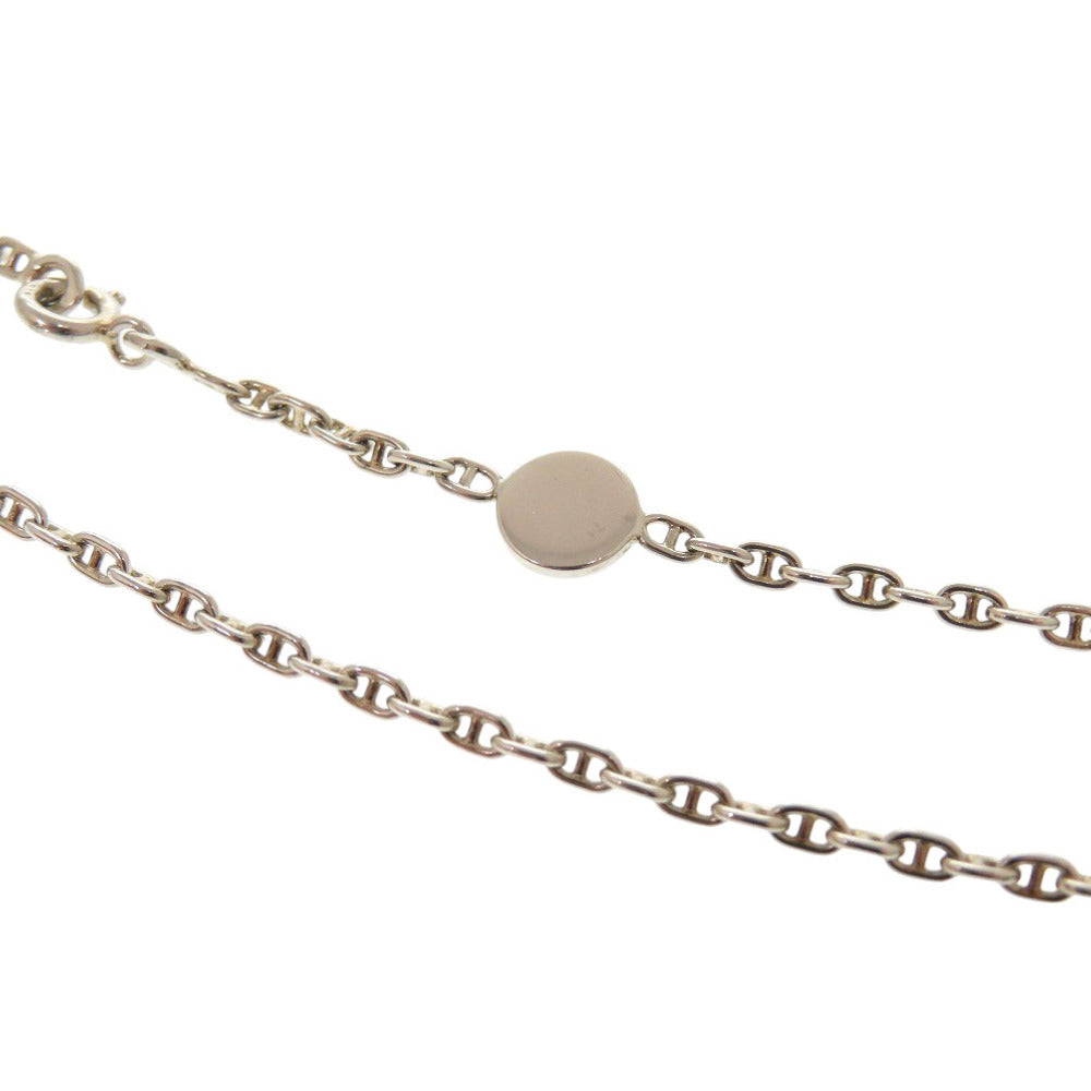 HERMES Necklace Silver925 Silver Chene Dunkle Mini Serie 15.7"
