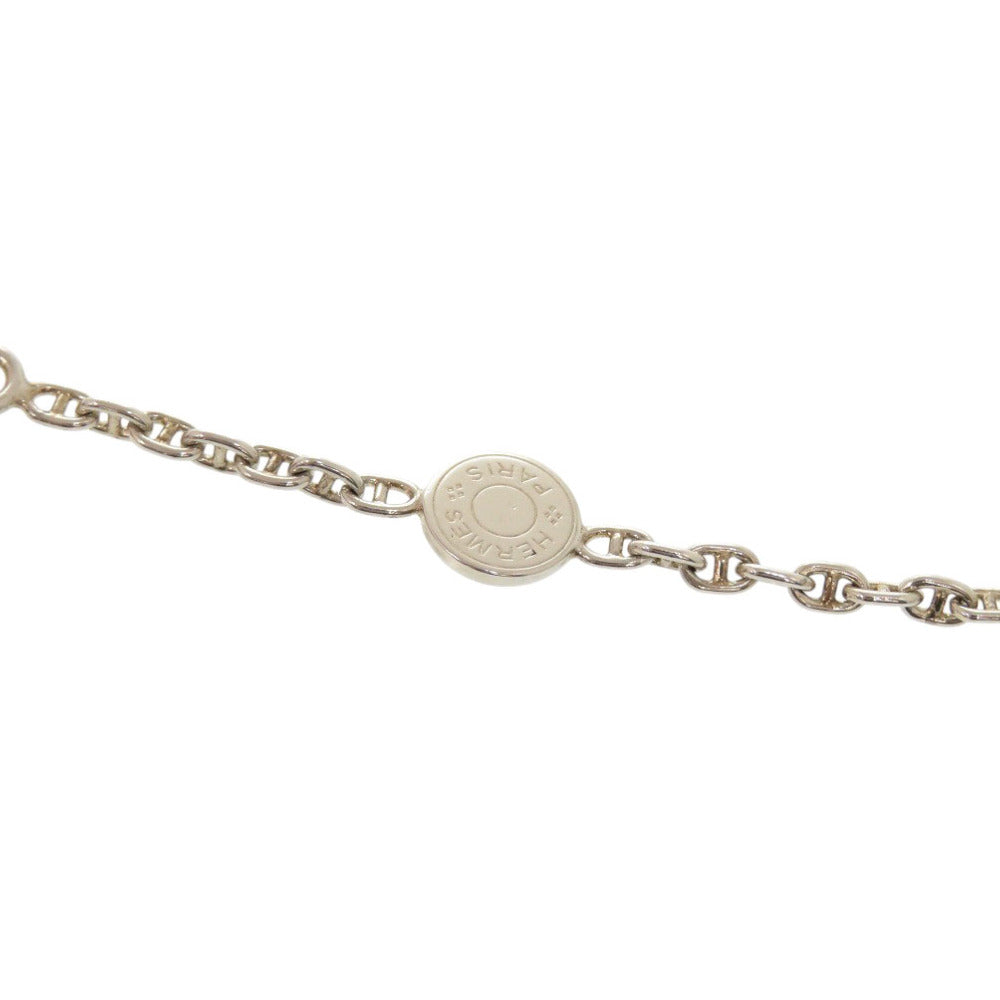 HERMES Necklace Silver925 Silver Chene Dunkle Mini Serie 15.7"