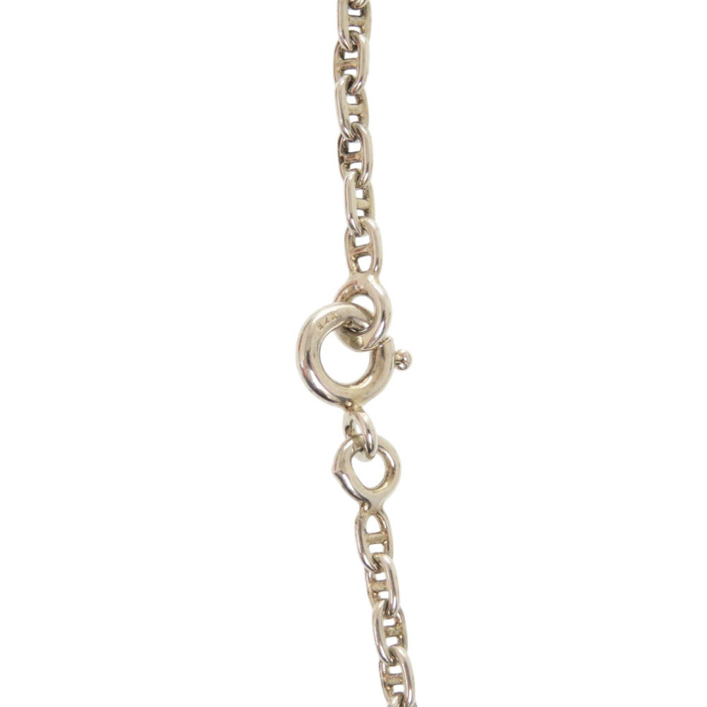 HERMES Necklace Silver925 Silver Chene Dunkle Mini Serie 15.7"