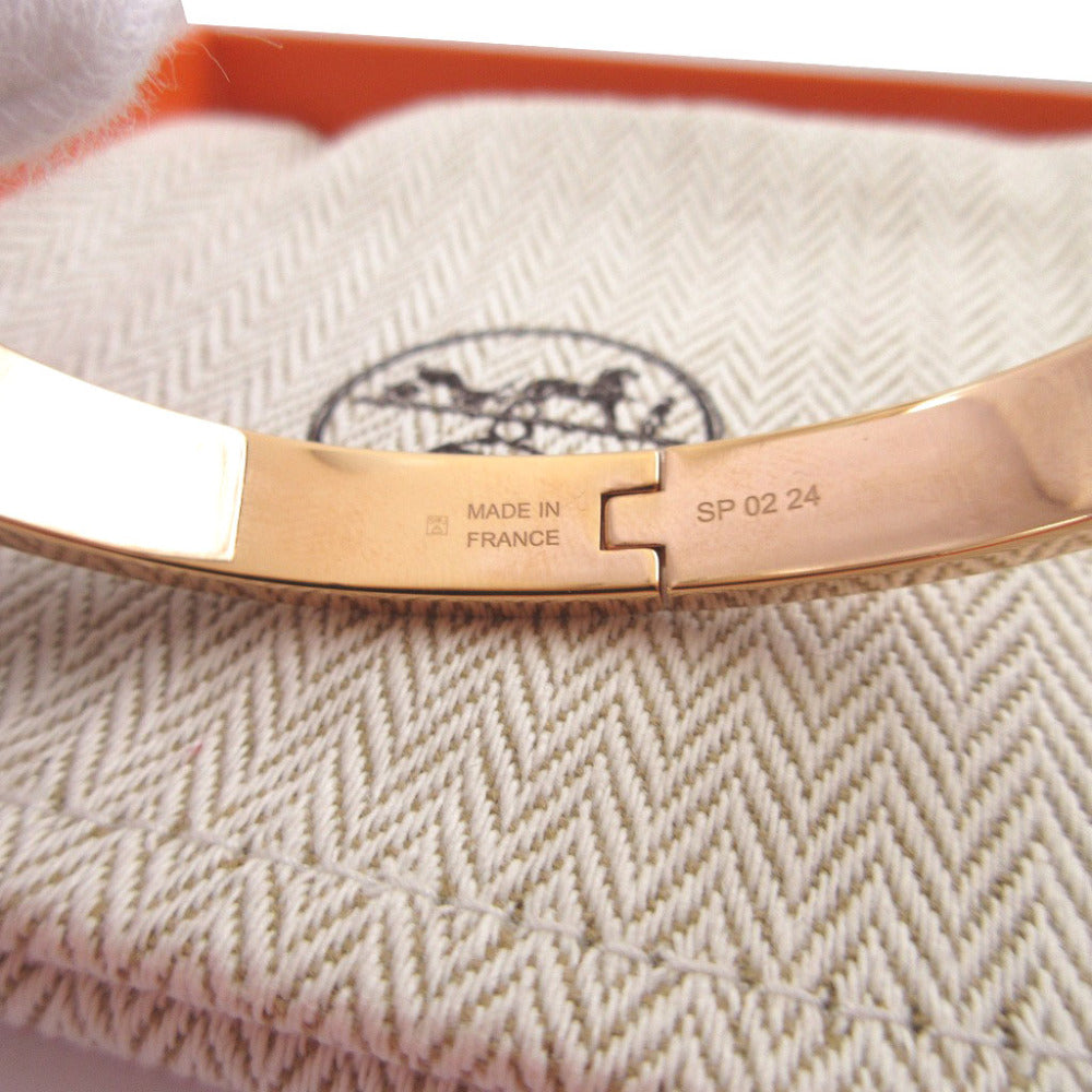 HERMES Bangle metal Rose gold Mini Click Kelly