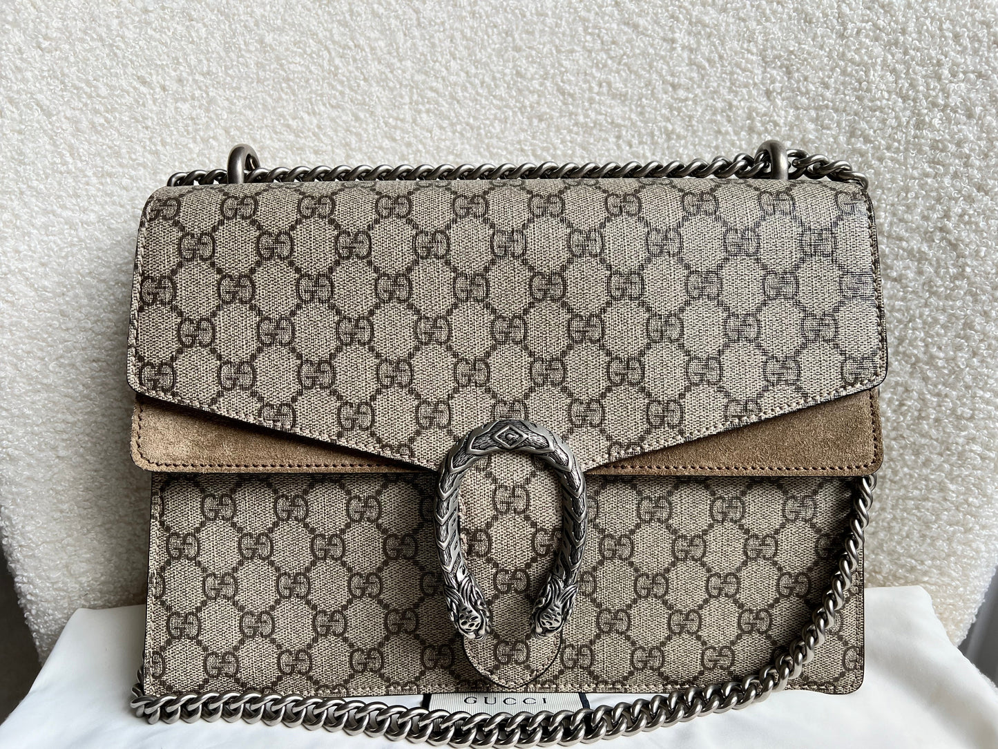 Gucci Dionysus GG Supreme Medium Shoulder Bag (RRP £2,450)