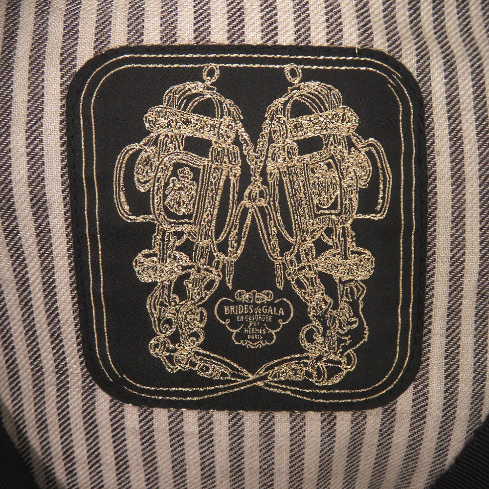 HERMES Other hats cashmere black Belleil Chene Dunkle 58