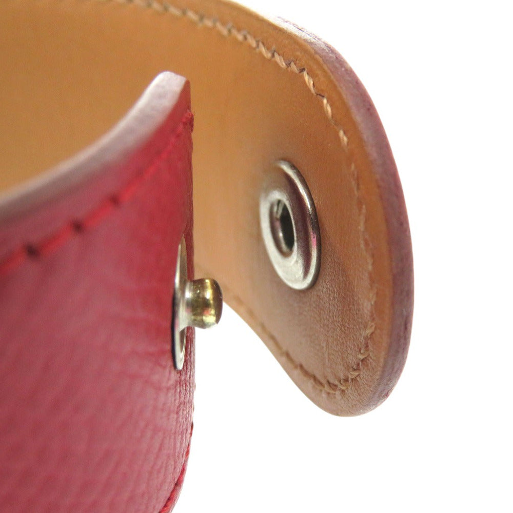 HERMES Bangle leather Red Medor