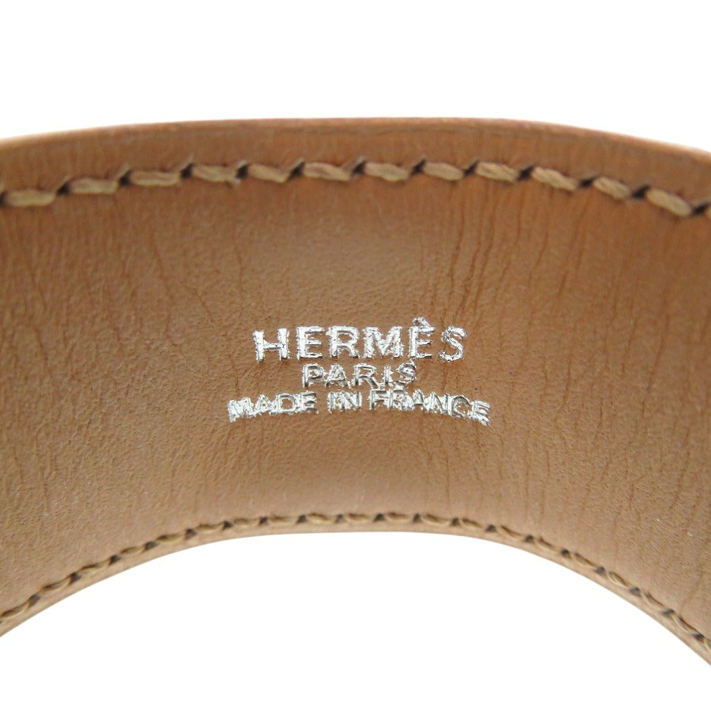 HERMES Bangle leather Red Medor