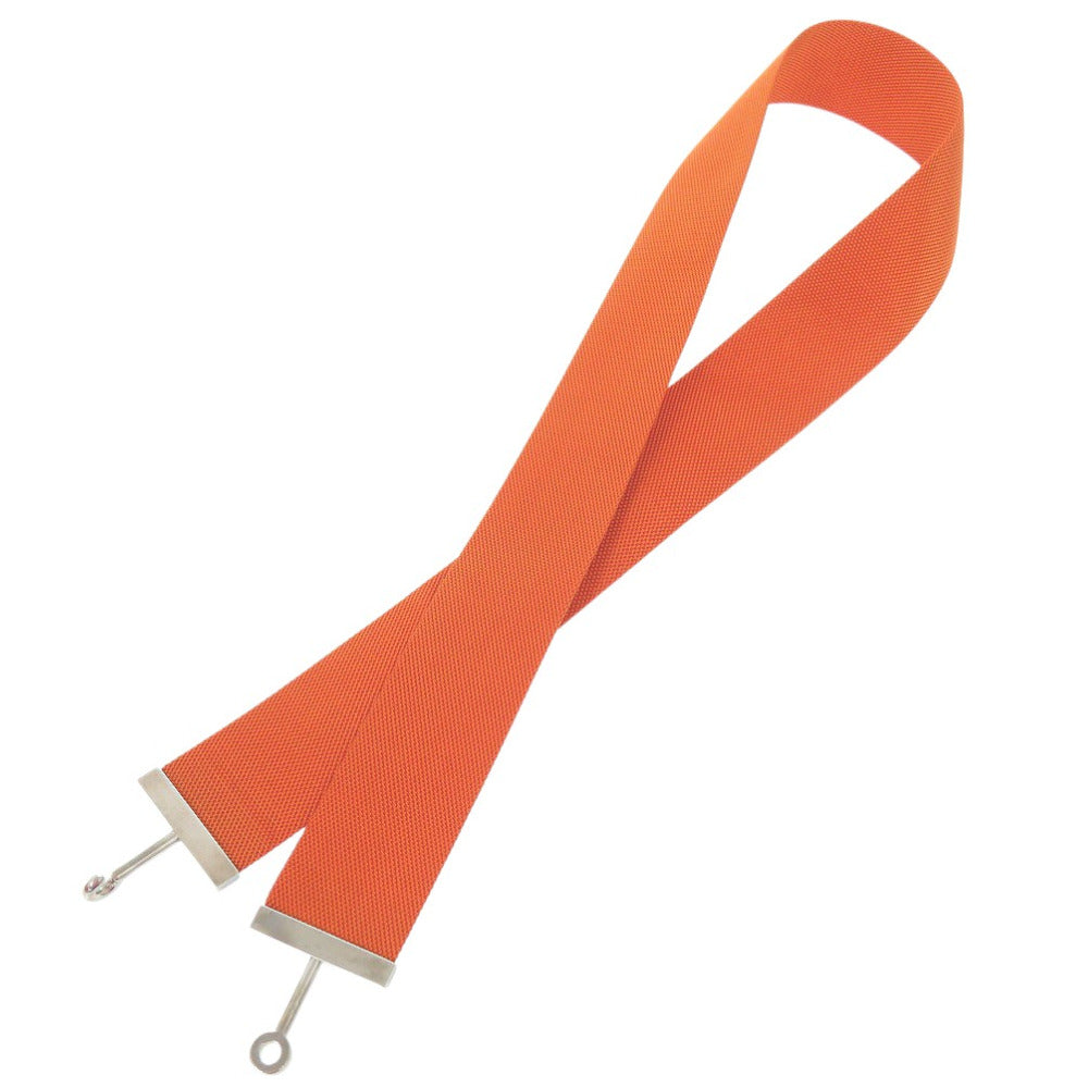 HERMES belt Nylon Orange 40