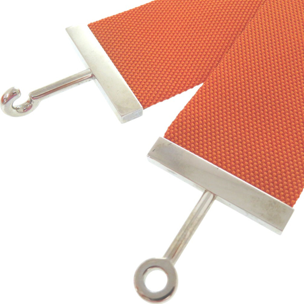 HERMES belt Nylon Orange 40
