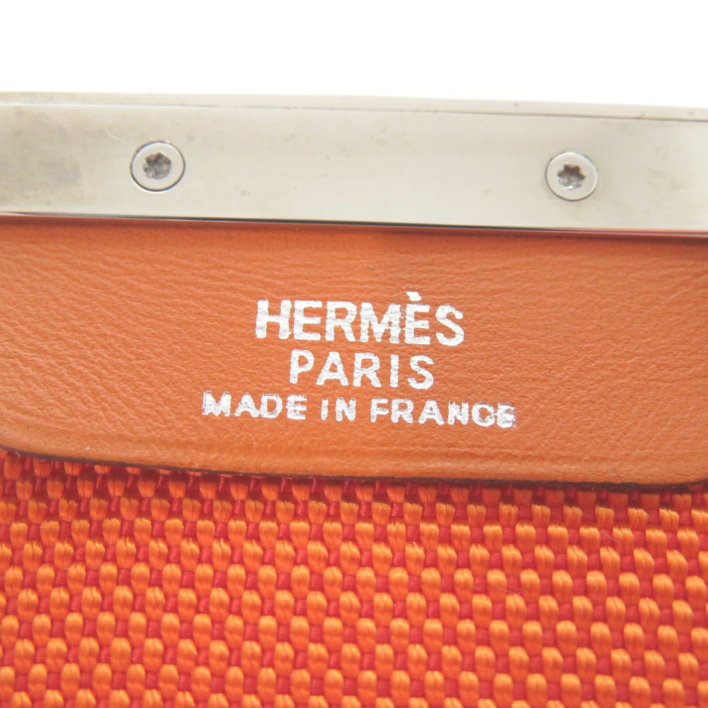 HERMES belt Nylon Orange 40