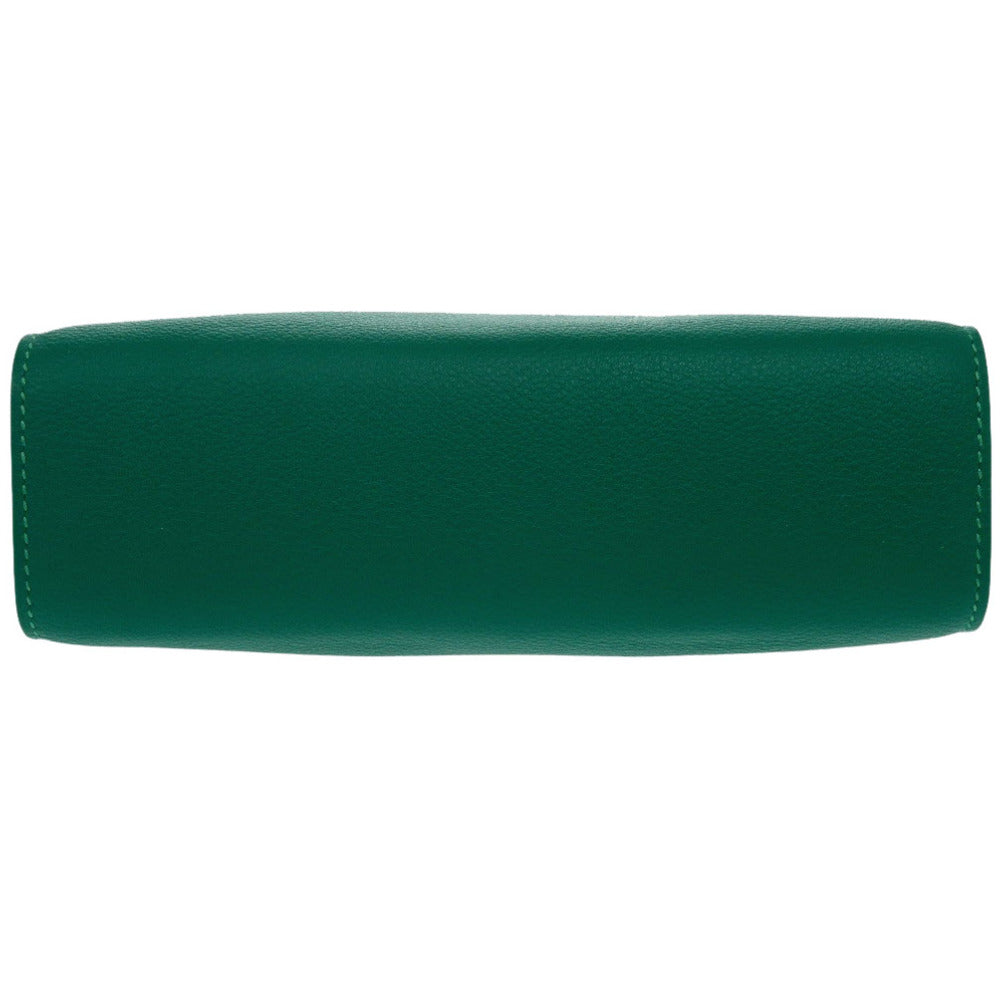 HERMES Pouch Evercolor Vert Vertigo Zip Angor