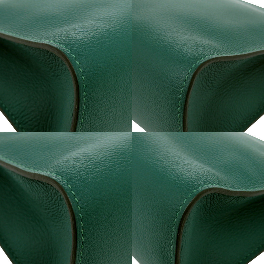HERMES Pouch Evercolor Vert Vertigo Zip Angor