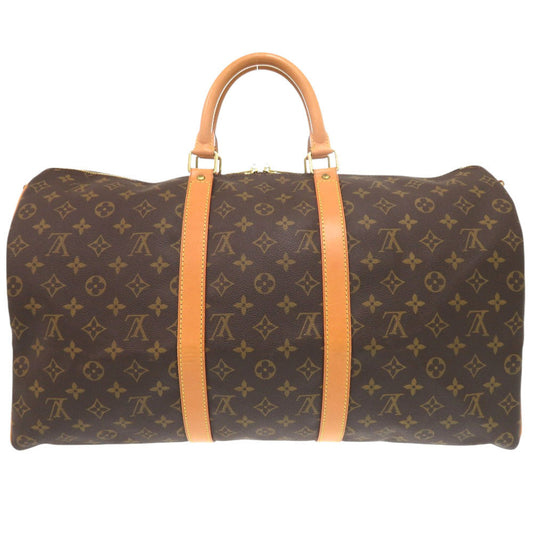 LOUIS VUITTON Boston Duffel bag M41416 Monogram canvas Brown Monogram Keepall bandouliere50