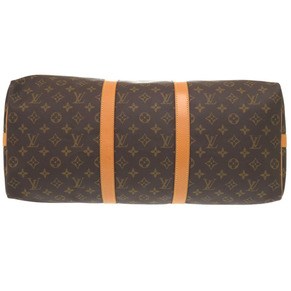 LOUIS VUITTON Boston Duffel bag M41416 Monogram canvas Brown Monogram Keepall bandouliere50