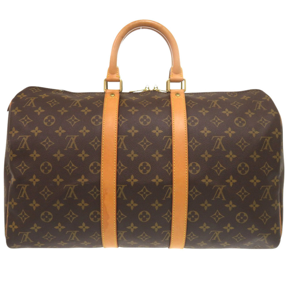 LOUIS VUITTON Boston Duffel bag M41428 Monogram canvas Brown Monogram Keepall 45