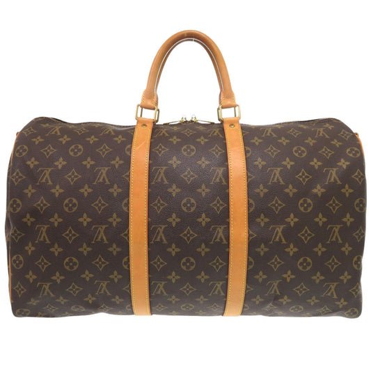 LOUIS VUITTON Boston Duffel bag M41416 Monogram canvas Brown Monogram Keepall bandouliere50