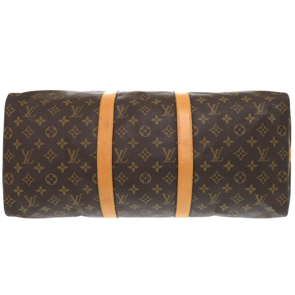 LOUIS VUITTON Boston Duffel bag M41416 Monogram canvas Brown Monogram Keepall bandouliere50