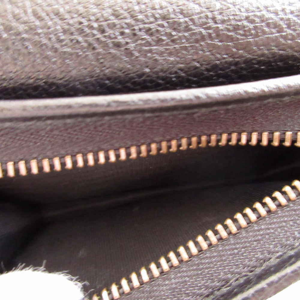 GUCCI Bifold Wallet 499783 leather black GG Marmont