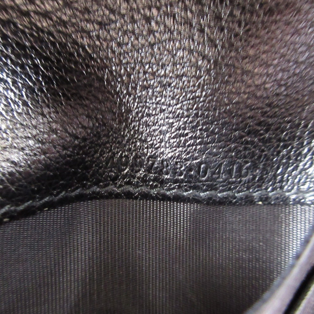 GUCCI Bifold Wallet 499783 leather black GG Marmont
