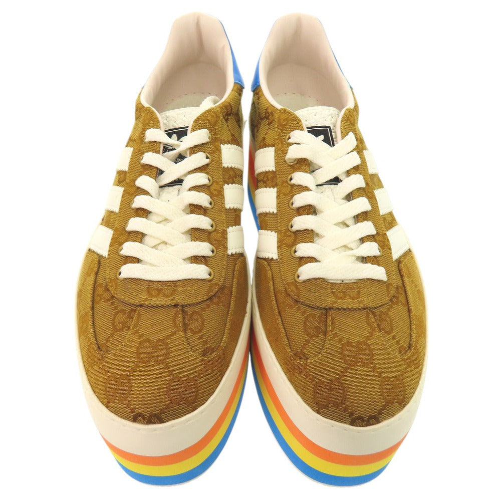 GUCCI sneakers 707873 GG canvas multicolor GUCCI × adidas originals GAZELLE 26.5