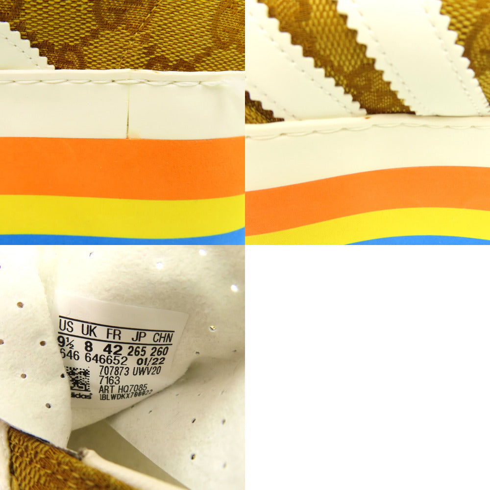 GUCCI sneakers 707873 GG canvas multicolor GUCCI × adidas originals GAZELLE 26.5