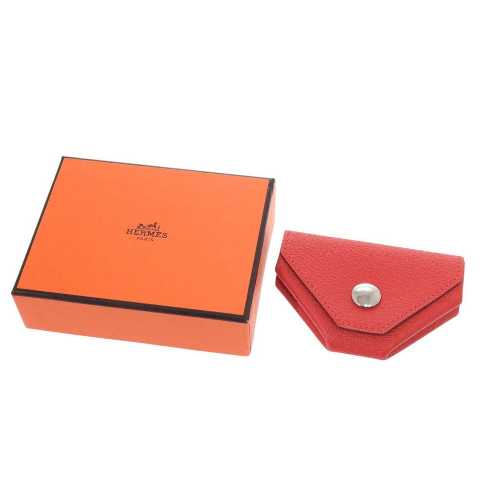 HERMES Coin case Shave Rouge tomato Revan Cattle
