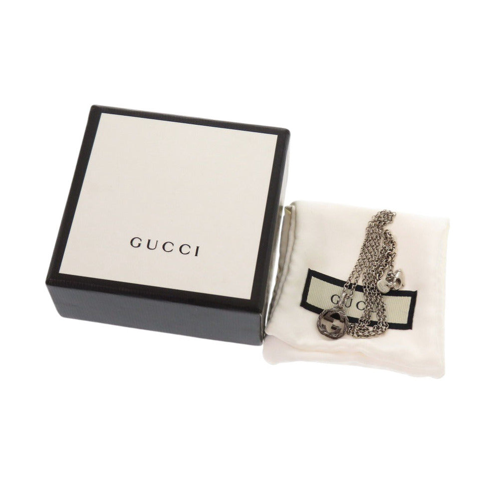 GUCCI Necklace Silver925 Silver Interlocking G