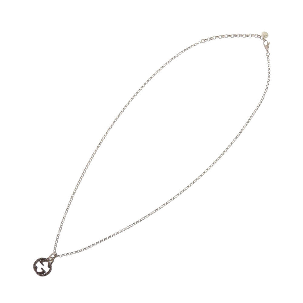 GUCCI Necklace Silver925 Silver Interlocking G