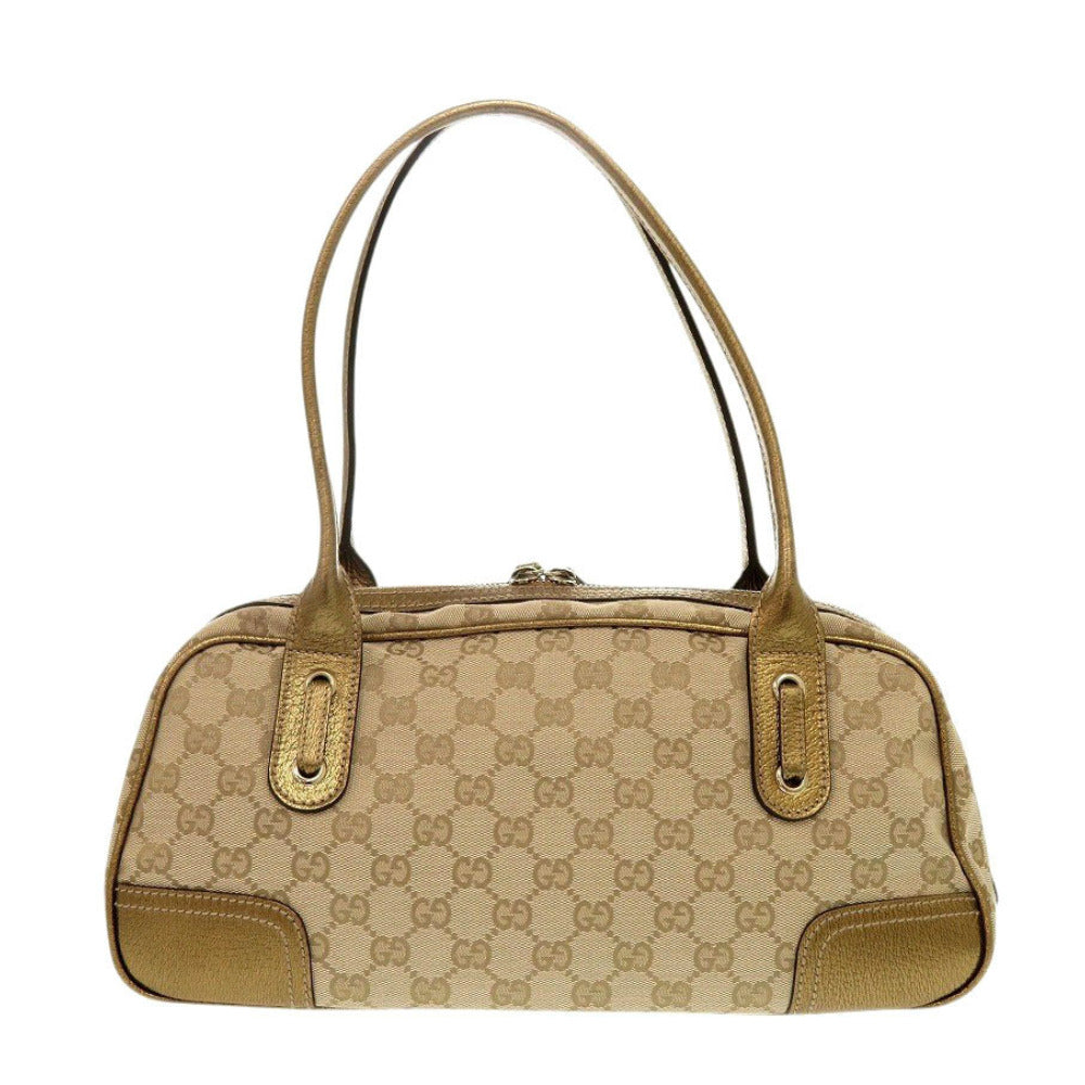 GUCCI Handbag 161720 GG canvas beige Princess Mini Boston Duffel bag