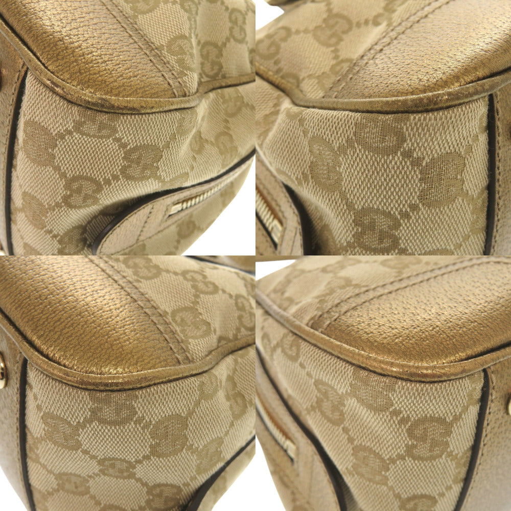 GUCCI Handbag 161720 GG canvas beige Princess Mini Boston Duffel bag