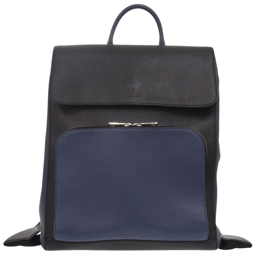 GUCCI Backpack 406364 leather Navy