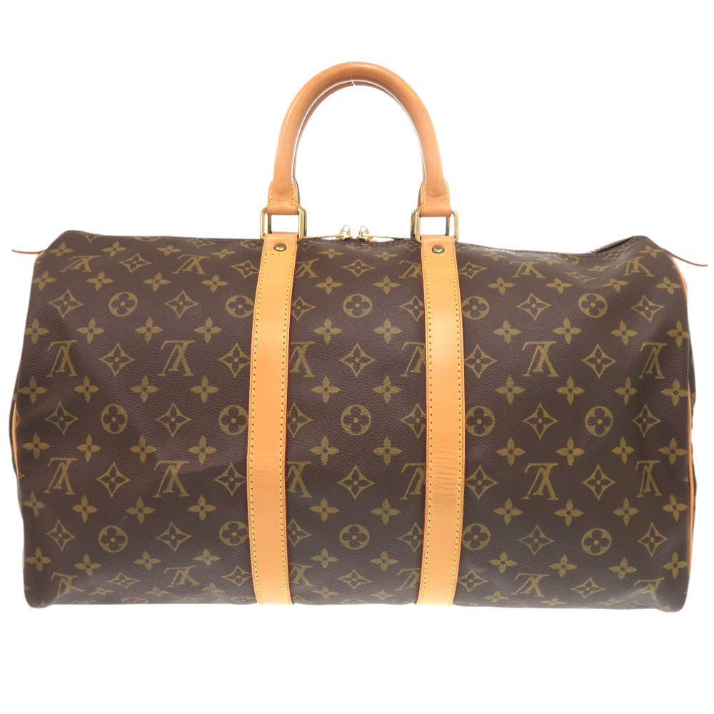 LOUIS VUITTON Boston Duffel bag M41428 Monogram canvas Brown Monogram Keepall 45