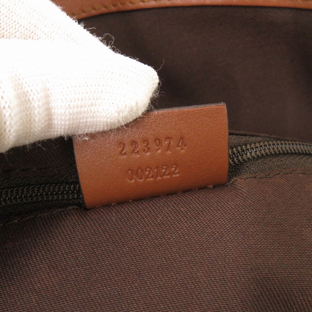 GUCCI Shoulder Bag 223974 GG canvas, leather beige Sukey