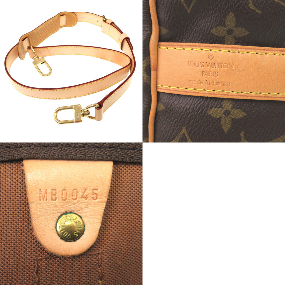 LOUIS VUITTON Boston Duffel bag M41418 Monogram canvas Brown Monogram Keepall bandouliere45