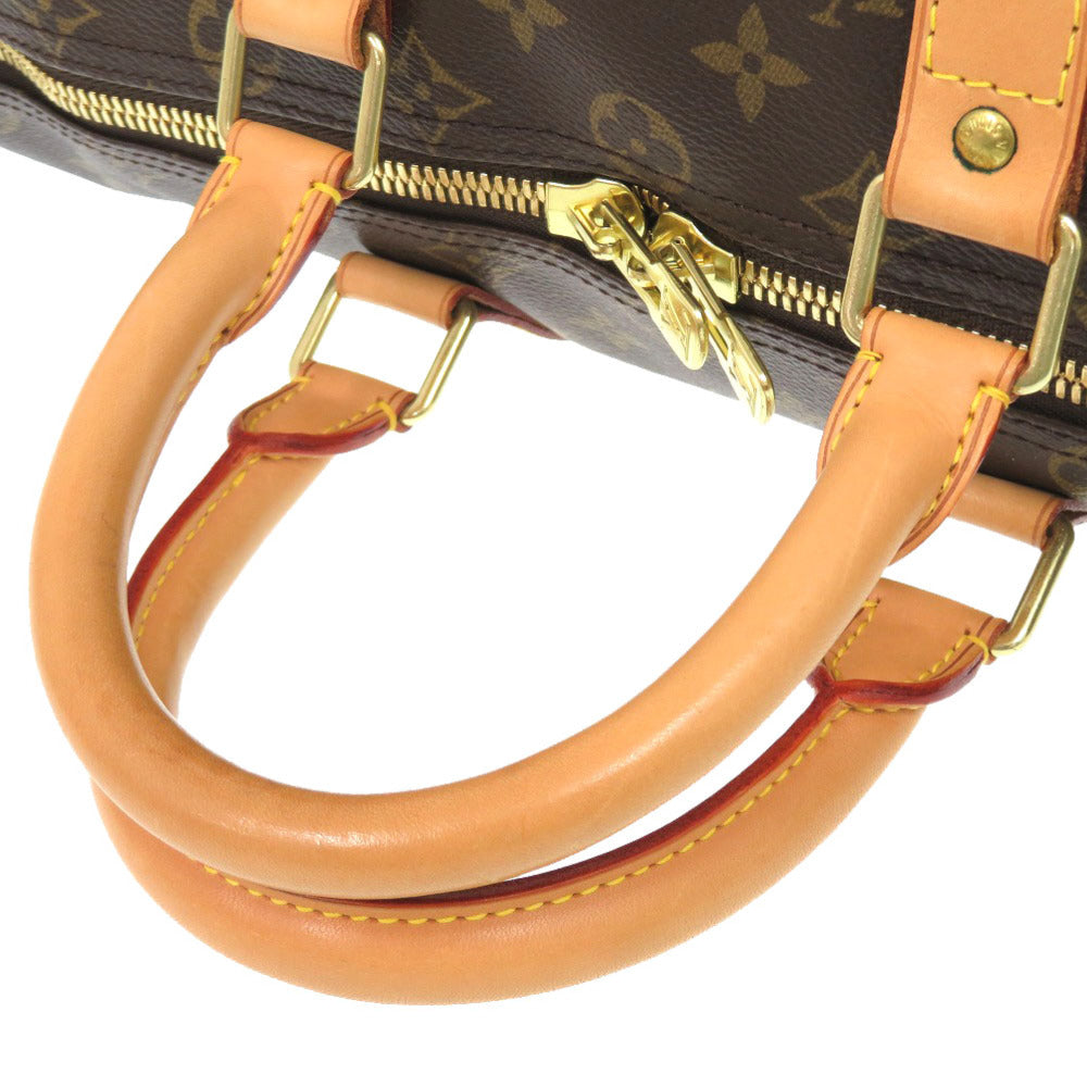 LOUIS VUITTON Boston Duffel bag M41418 Monogram canvas Brown Monogram Keepall bandouliere45
