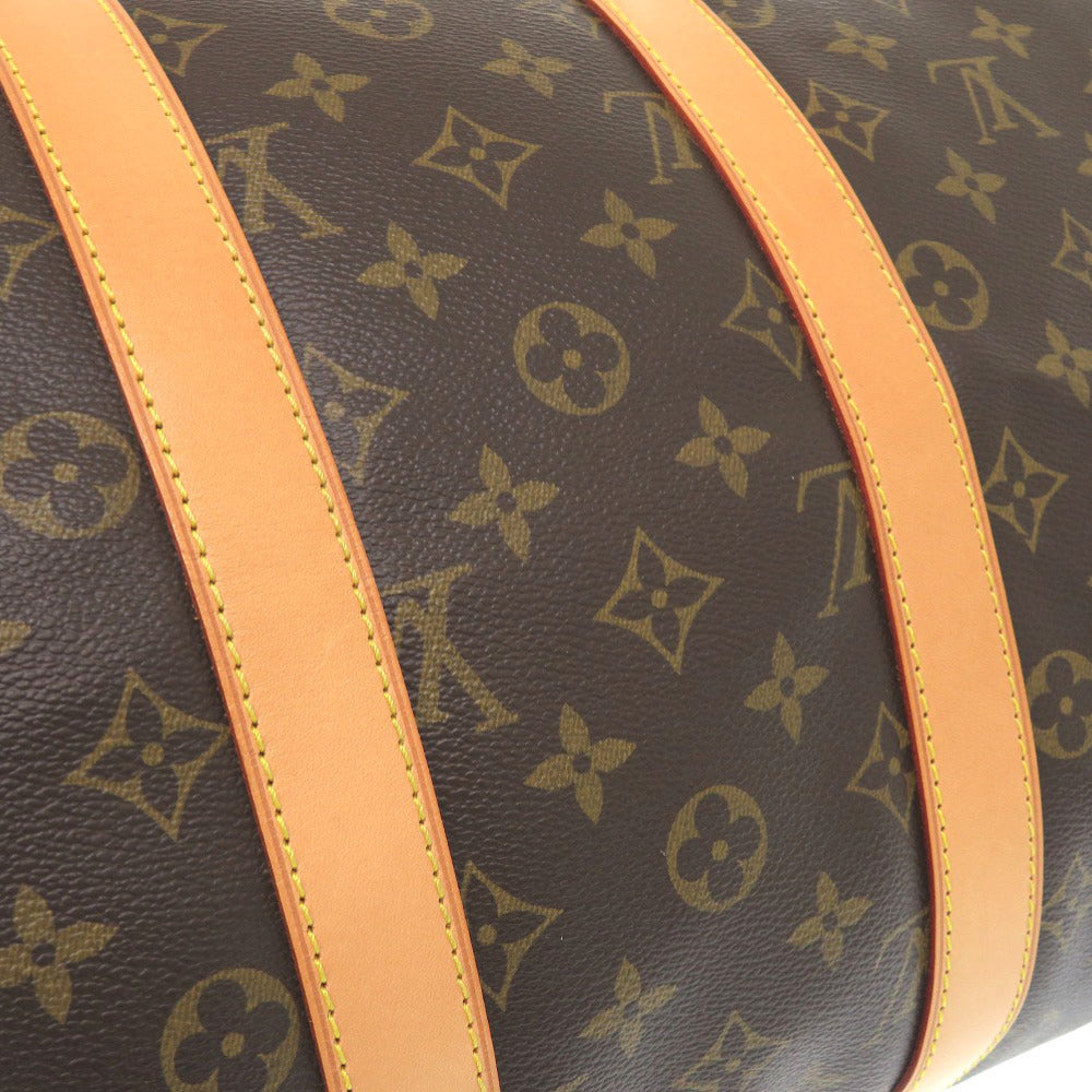 LOUIS VUITTON Boston Duffel bag M41418 Monogram canvas Brown Monogram Keepall bandouliere45