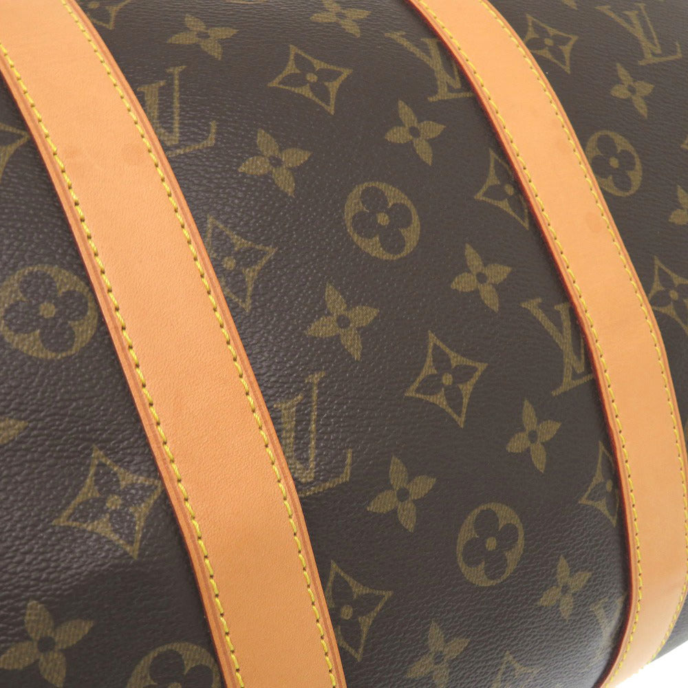 LOUIS VUITTON Boston Duffel bag M41418 Monogram canvas Brown Monogram Keepall bandouliere45