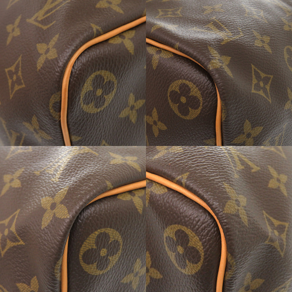 LOUIS VUITTON Boston Duffel bag M41418 Monogram canvas Brown Monogram Keepall bandouliere45